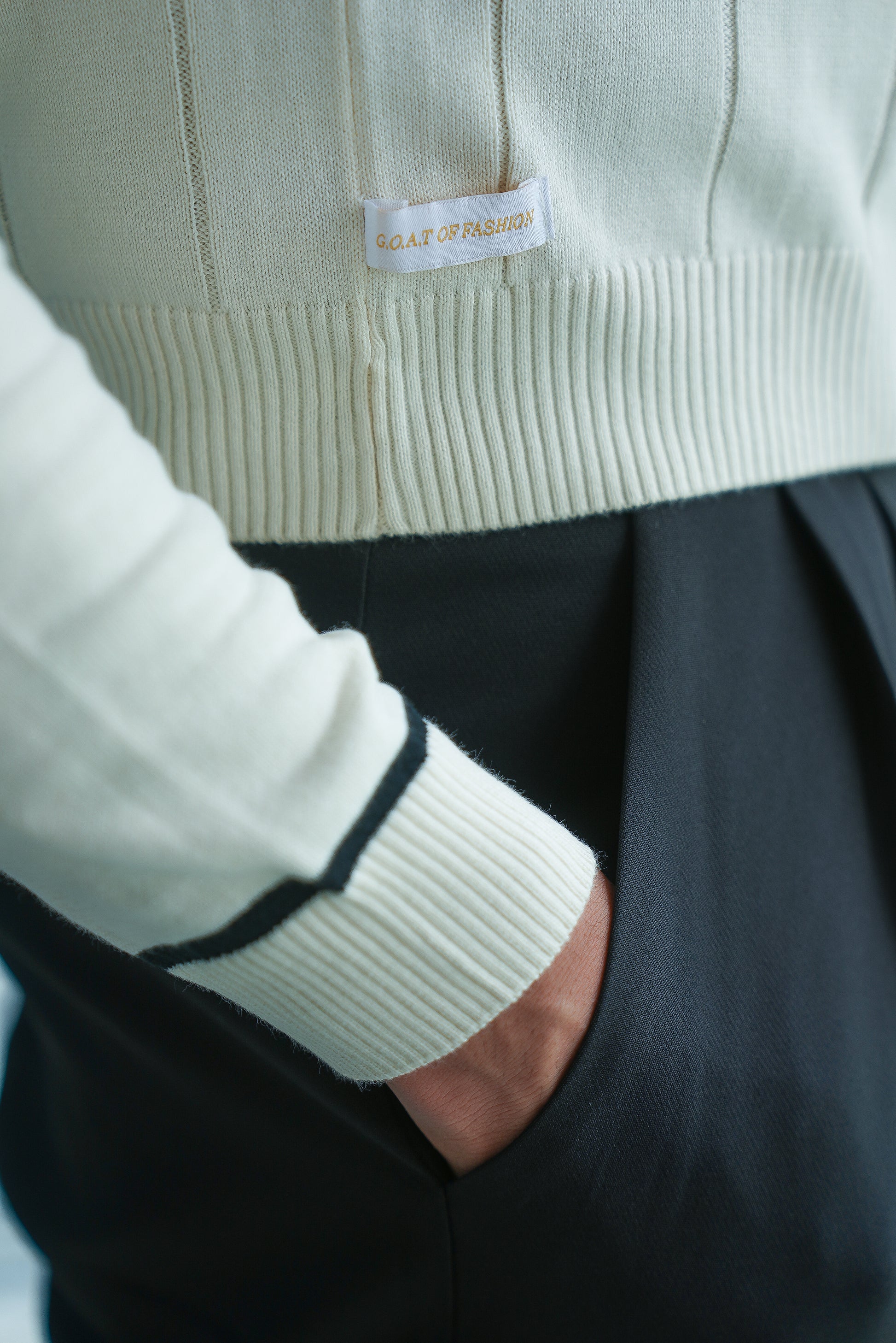 Zip Striped Full Sleeves