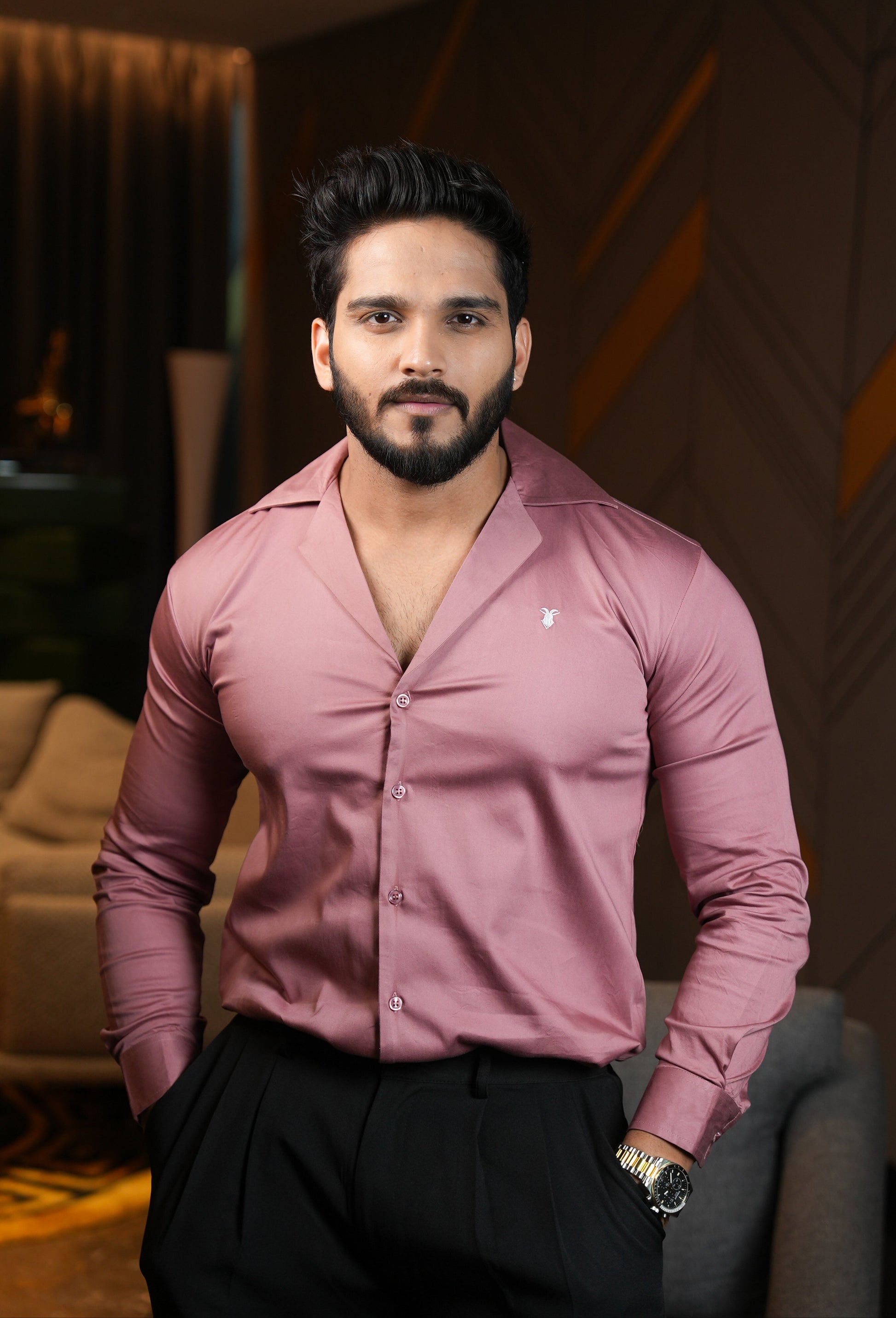 Lux Cotton Cuban Collar