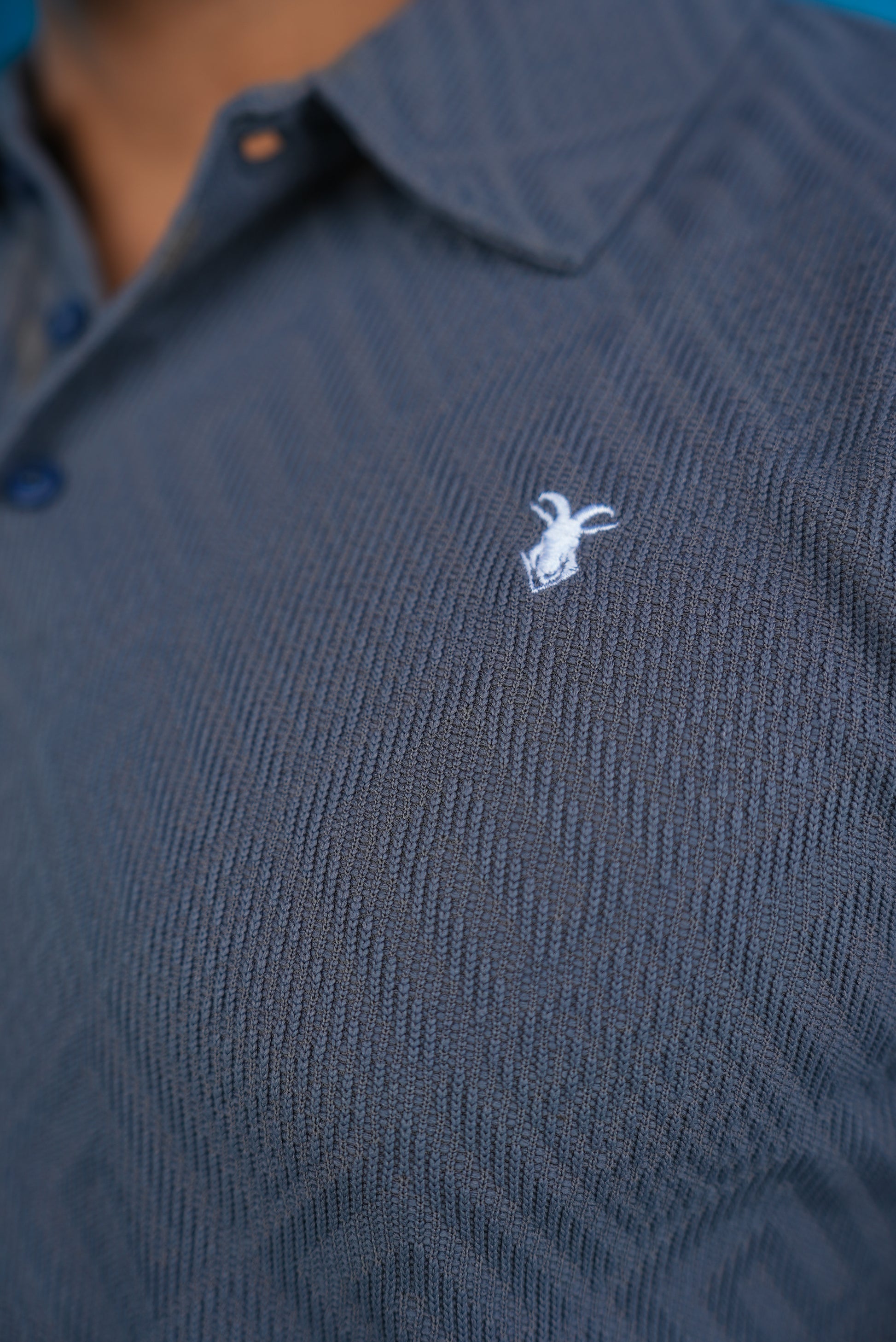Smooth Textured Polo T-shirt